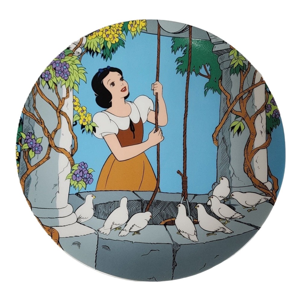 Disney Snow White "At the Wishing Well" Collector Plate Fairytale Collectible